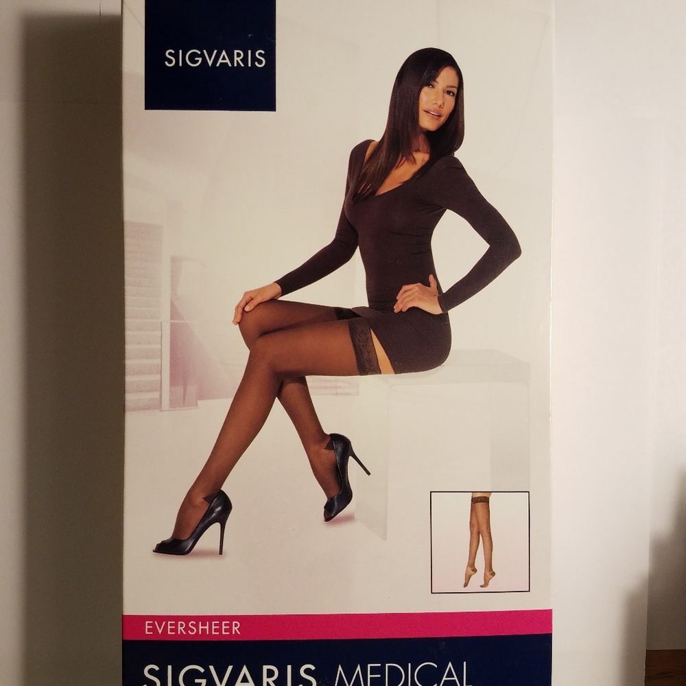 Sigvaris Sheer close toe Compression Stockings